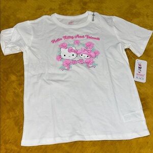 The Children's Place White Hello Kitty & Friends Tee with Pink Accents